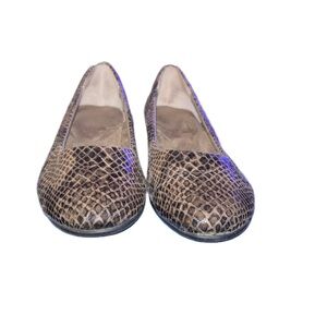 Aerosoles Alligator Print Ballerina Flats Dressy Casual Women’s Size 8.5